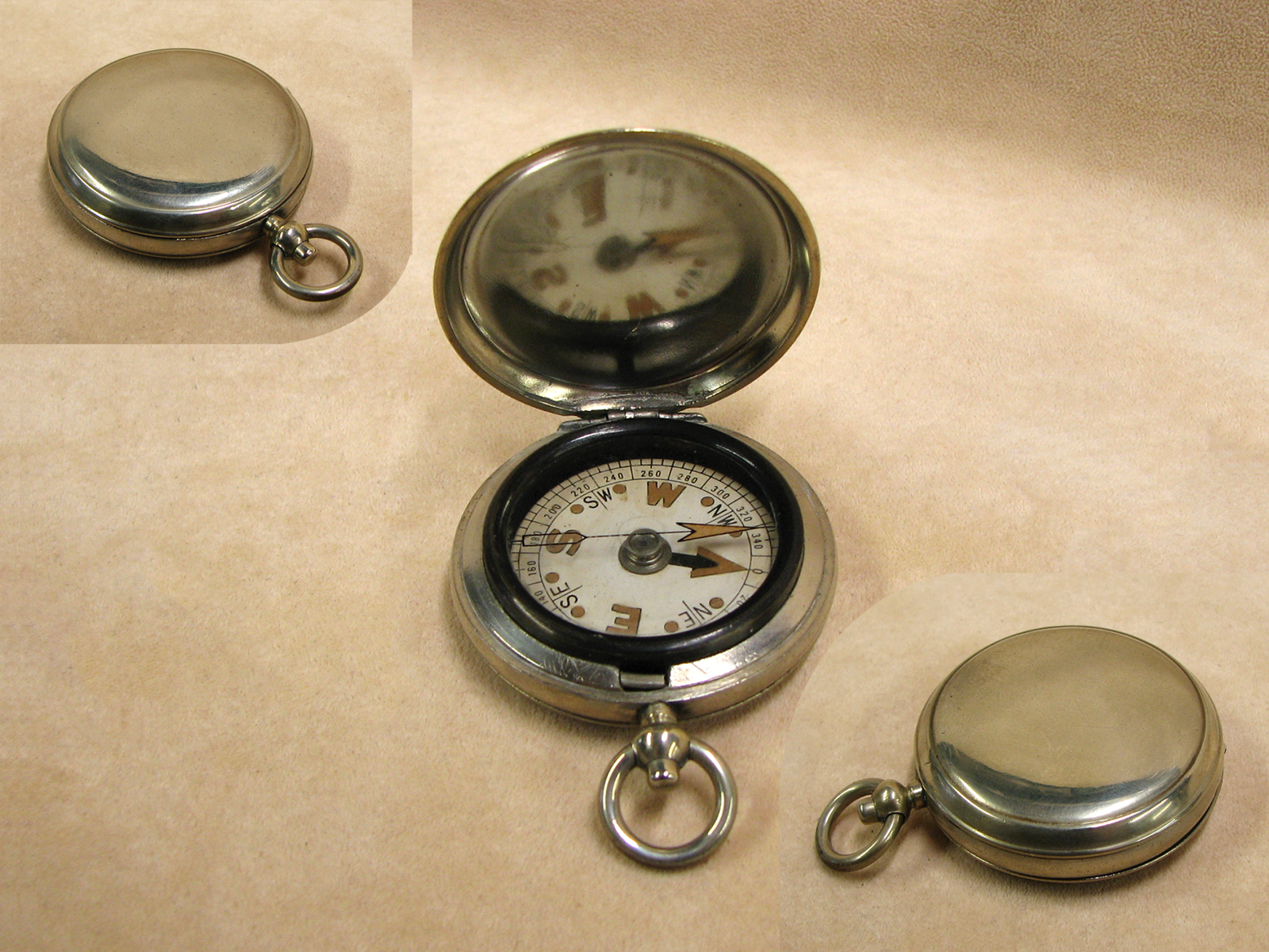 Pre WW2 Hunter cased MK VII pocket compass circa 1930's